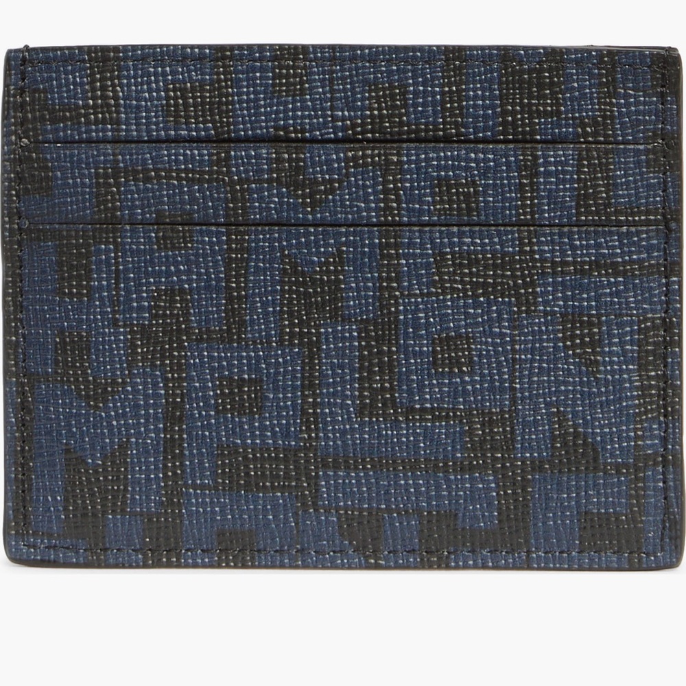 NWT✨ Longchamp Black and Blue Geometric Card Holder